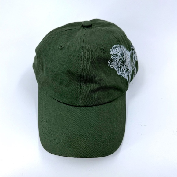 NWT Abercrombie & Fitch Unisex Classic Lion Print Cap - Picture 4 of 7